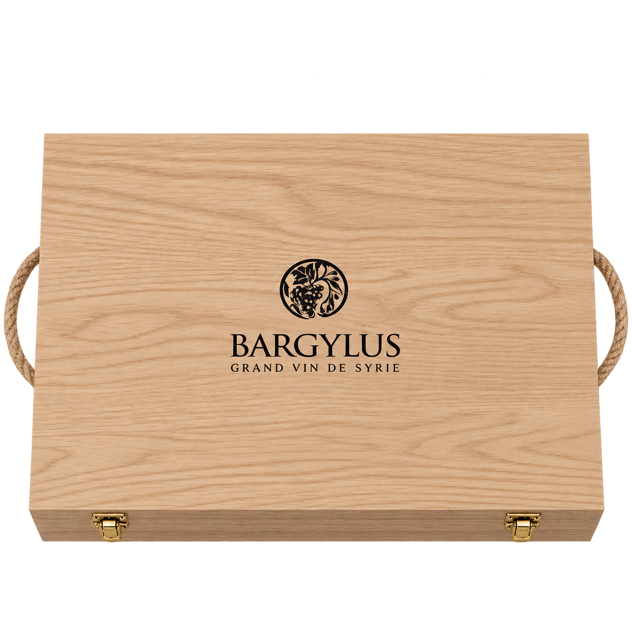 Bargylus -Oak wood suitcase 6 bottles