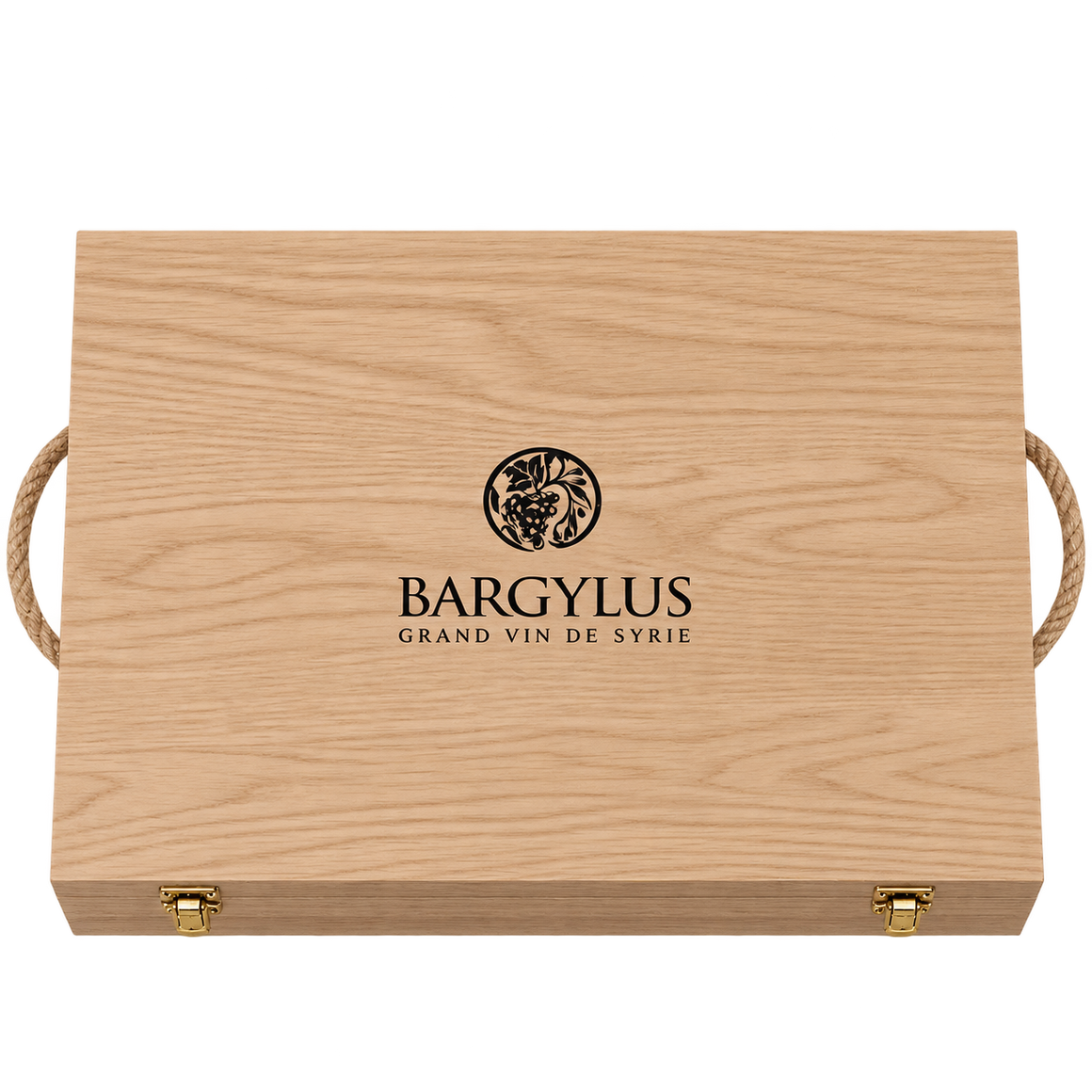 Bargylus -Oak wood suitcase 6 bottles