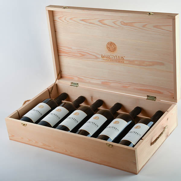 Bargylus - Wooden suitcase 6 bottles